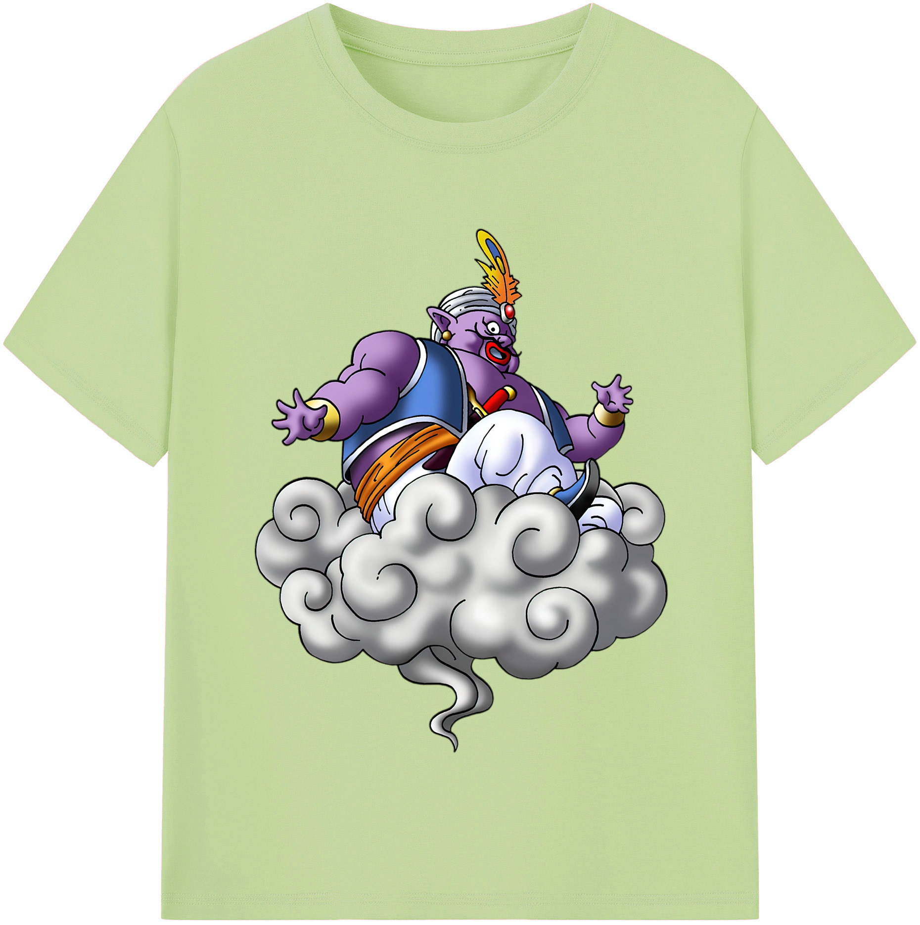 （画像用） ドラゴンクエスト Doragon Kuesuto Dragon Quest 綿100％半袖Tシャツ（フロントプリント）